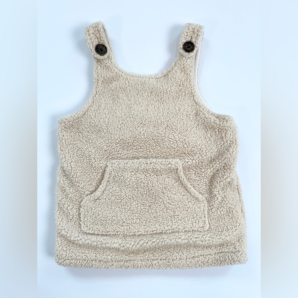 🩵 4/$20 Joe‎ Fresh Cream Kids Sherpa Casual Dress